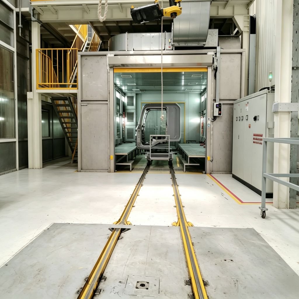 Commercial Vehicle Powder Coating Line-1